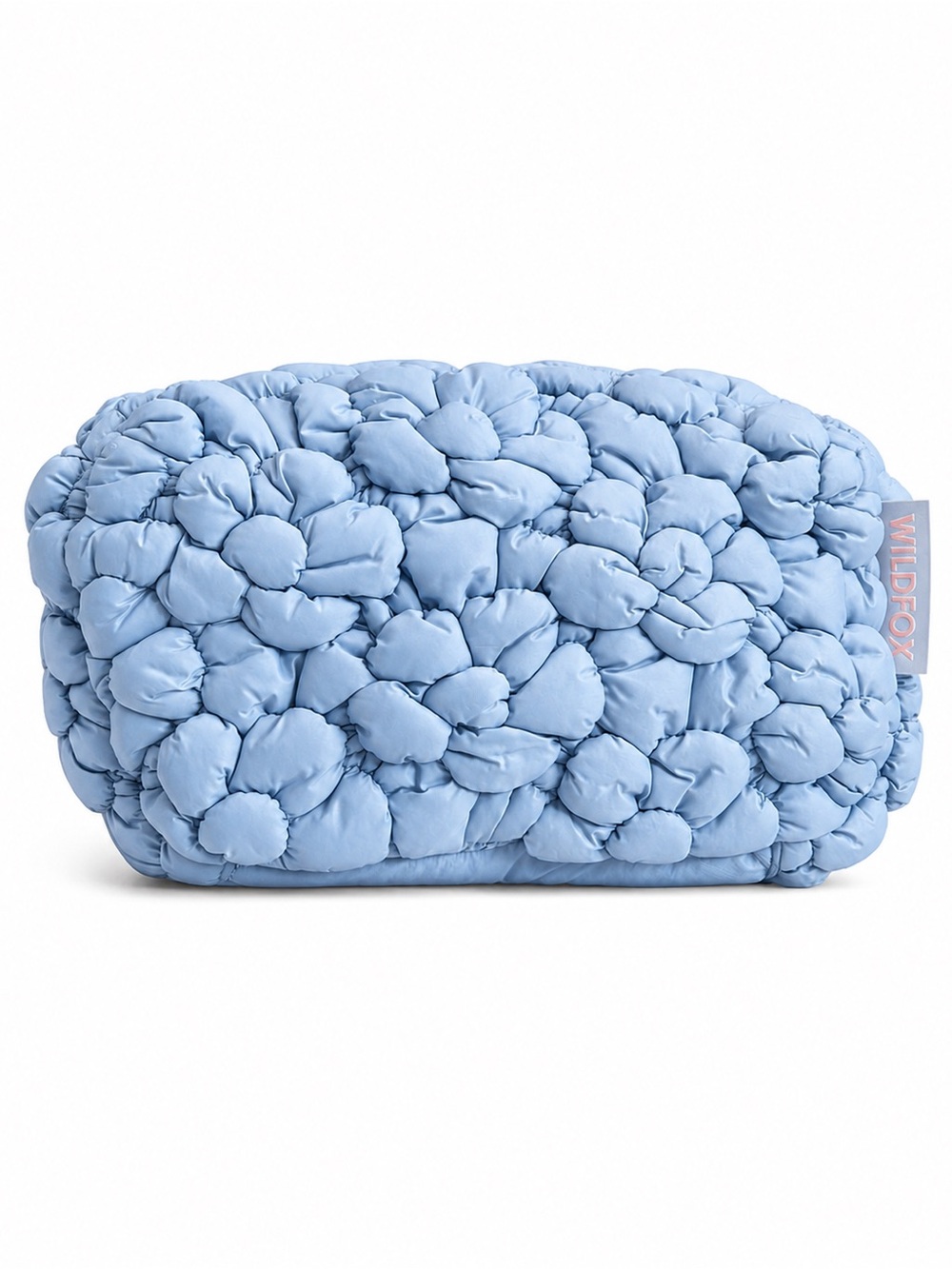 Wildfox Blue Puffer Quilted Crossbody Belt Bag Nylon Bubble Y2K NWT